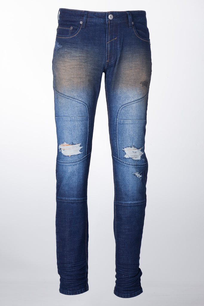 Jesse | Men's Stained Jean With Rips