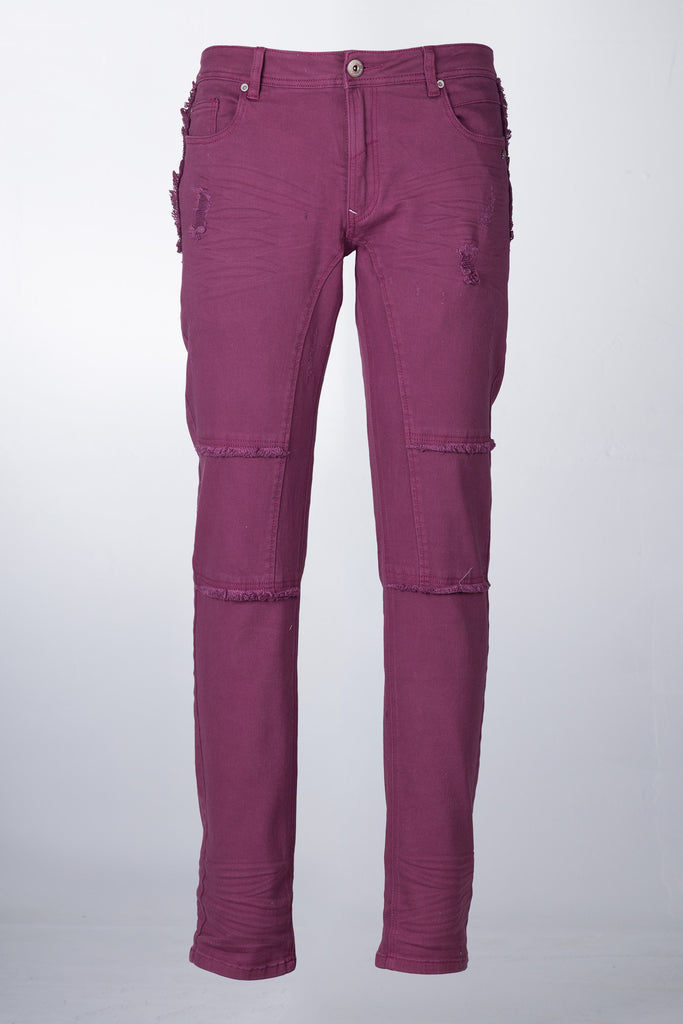 Jett | Men's Twill Jean With Frayed Edges