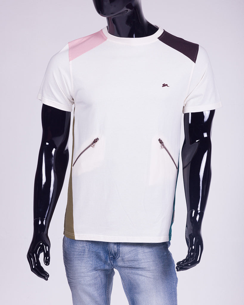 Manny | Men's Short Sleeve Jersey Color Blocked Crew