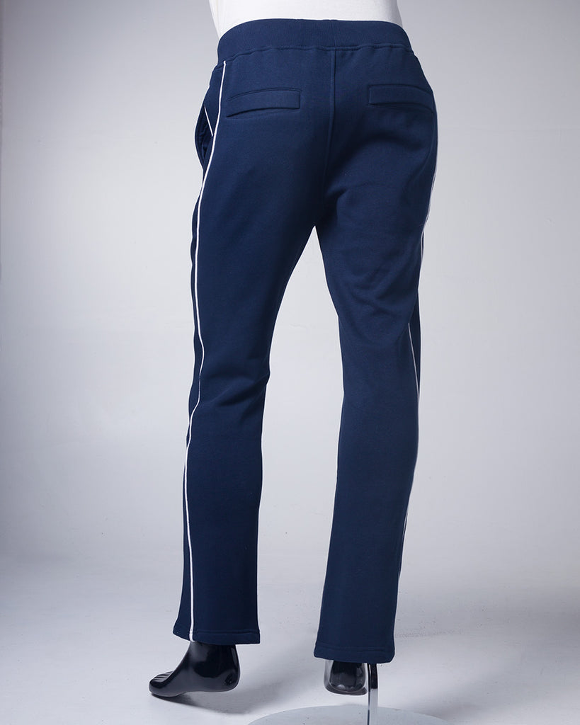 Buy Blue Solid Regular-Fit Track Pant for Men Online India – t-base