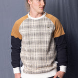 Roscoe | Men's Long Sleeve Color Blocked Crew Neck Pullover