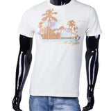 Silas | Men's Short Sleeve Graphic Print Crewneck Tee