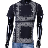Toby | Men's Short Sleeve Graphic Print Crew Neck Tee
