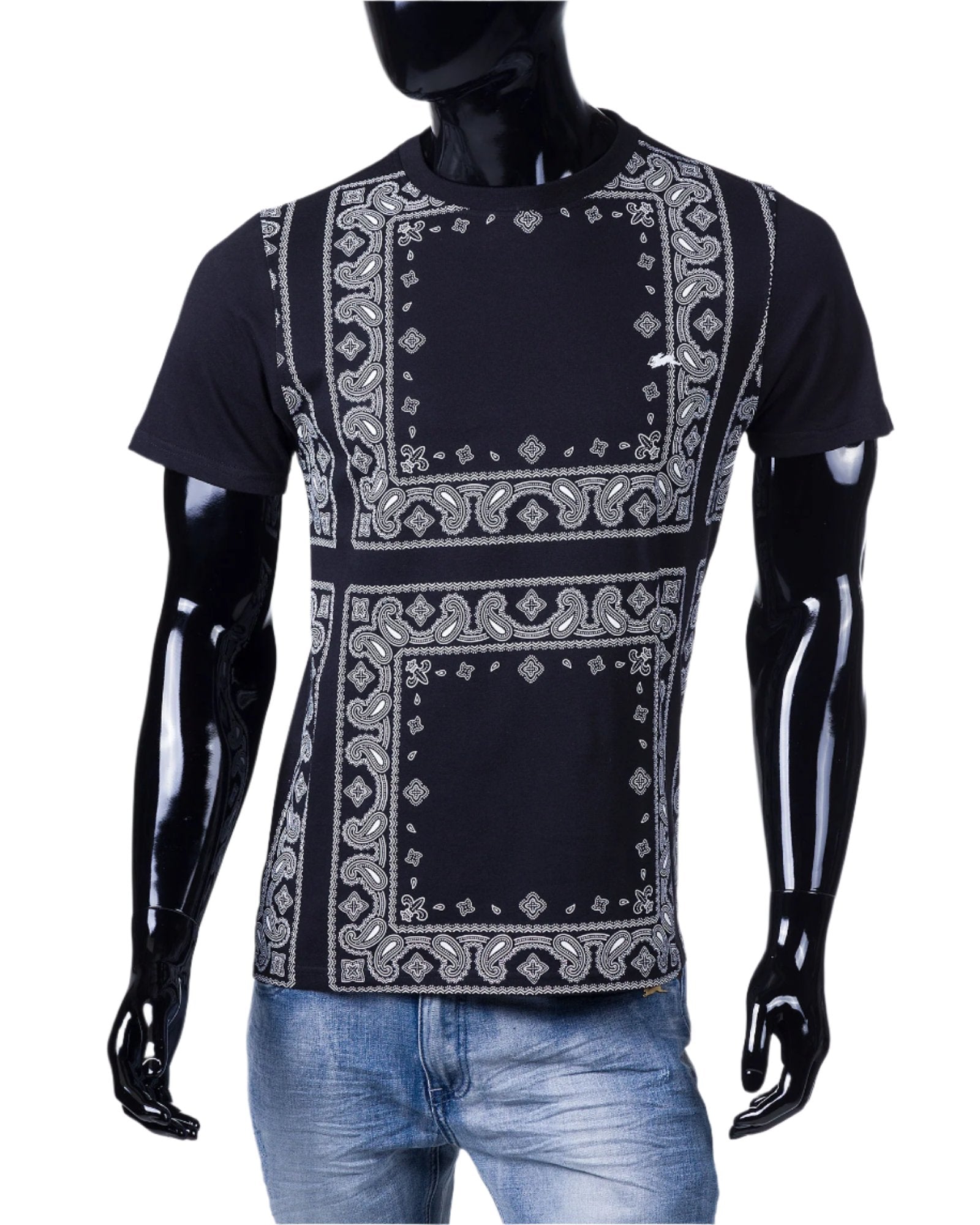 Toby | Men's Short Sleeve Graphic Print Crew Neck Tee