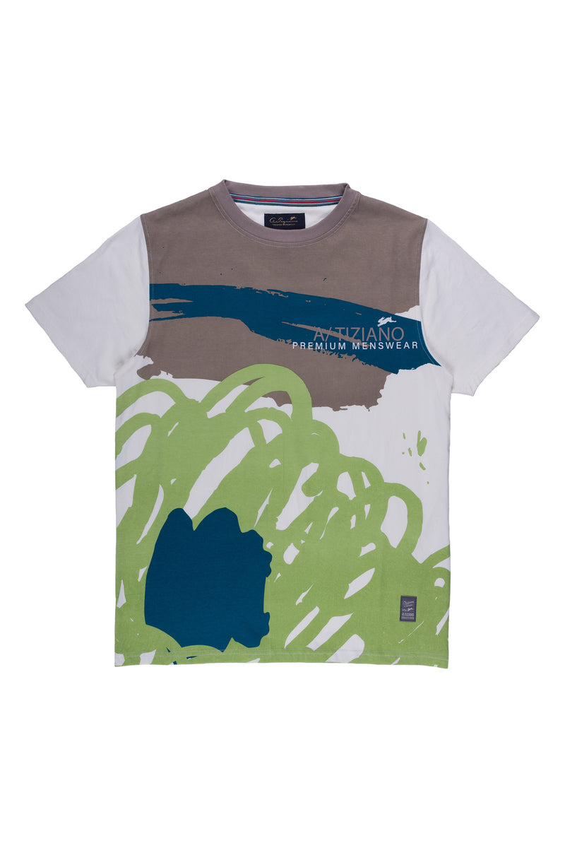 Martin | Men's Short Sleeve Graphic Print Crew Neck Tee